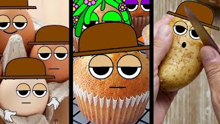 Talking food Sprunki All Episode Eggs and Cupcakes [upl. by Irek]