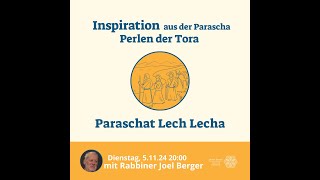 quotInspiration Perlen der Toraquot mit Rabbiner Joel Berger 5112024 [upl. by Atnovart399]