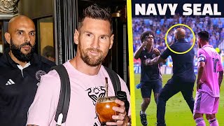 12 Minutes Of Messi’s Bodyguard Following Him Everywhere [upl. by Amjan]