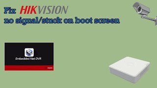 Fix Hikvision DVR NVR stuck on boot problem Recover by upgrading firmware via tftp server tool [upl. by Margette]