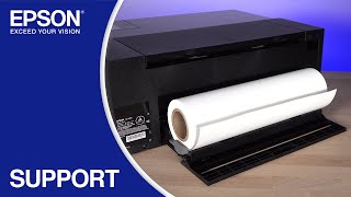 Epson SureColor P700  Loading Roll Paper [upl. by Torin]