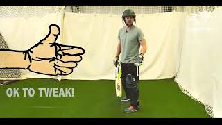 AB De Villiers masterclass his grip and stance [upl. by Timmi]