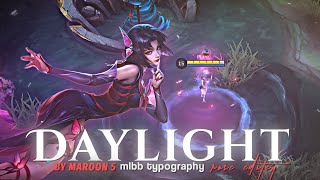 Daylight🥀 Maroon 5  ML Typography Preset Alight Motion amp Capcut Template  Rose Editzy🥀 [upl. by Anirt828]