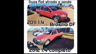 Duas Fiat strada 2012 dupla e simples a venda em Taguatinga feirão df [upl. by Okoyk330]