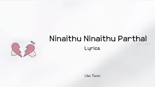 Ninaithu Ninaithu Paarthal Song  Lyrics  English translation  Female versionYuvanNaMuthukumar [upl. by Diaz]