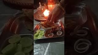 Candle light dinner youtubeshorts kitchenqueen food lachha prantha [upl. by Einnaffit]