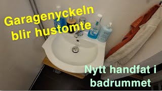 Hustomte  Byter handfat i badrummet [upl. by Yrrej]