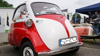 BMW ISETTA 300 OLDTIMER CLASSIC CAR PKW Motor Engine [upl. by Nytsua]