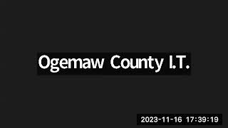 November 16 2023 Ogemaw County Committee of the Whole Meeting [upl. by Ranit]