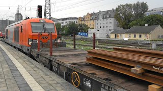 München Ost RTS 247 902 rangiert knerzend Langschienen [upl. by Qooraf366]