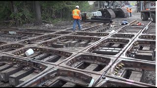 Wayne Junction Railroad Diamond Replacement [upl. by Jamaal]