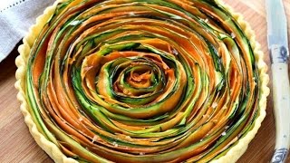 Torta salata di verdure a spirale Ricetta light [upl. by Alios366]