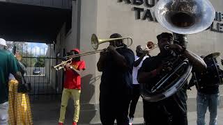 096 TBC Brass Band at a 9th Ward Wedding [upl. by Legnaesoj]