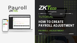 ZKPayroll  Payroll Adjustment  How to Create [upl. by Burns]