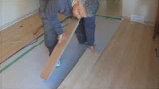 How To Remove Old Laminate Flooring Before Installing New Floor Mryoucandoityourself [upl. by Isaacs8]