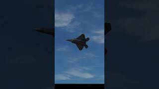 P51 AND F22 HERITAGE FLYBY  DCS World [upl. by Aipotu801]