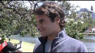 Roger Federer trophy photo shoot [upl. by Jardena]