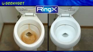 Ring X Pumice Stone Toilet Bowl Cleaner [upl. by Rebma701]