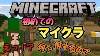 【マインクラフト】初めてのマイクラ！！探検してみたい！ 2 [upl. by Norda]