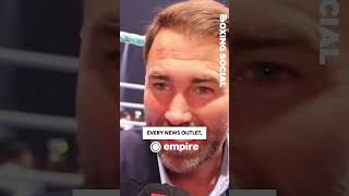 Eddie Hearn reacts to Anthony Joshua vs Francis Ngannou💥 [upl. by Aylmar]