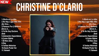 Christine DClario 2024 1 HORA  Mejores Canciones Mejores Exitos Grandes Exitos G [upl. by Hgeilyak]