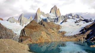 0313南美洲自由行Day21阿根廷 El Chalten查爾騰鎮 Fitz Royz 冰河Laguna de los Tres 藍色湖 美景 總長來回大 約20 4公里 [upl. by Mame]