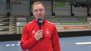 Interview mit Fabian Huesmann vor dem Topspiel gegen Bietigheim [upl. by Jacqueline]