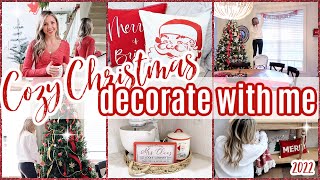 NEW 2022 COZY CHRISTMAS DECORATE WITH ME TIFFANI BEASTON HOMEMAKING 2022 PART 1 [upl. by Bucky]