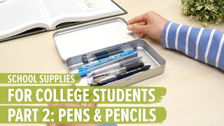 Pens amp Pencils For College Students Part 2 [upl. by Wil]