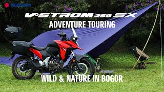 VSTROM 250SX  BOGOR CAMP TOURING [upl. by Ambrogino463]