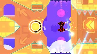 Geometry Dash  Sky Tower By Rafer Perfection Easy demon  Castle Gauntlet [upl. by Ahsikram920]