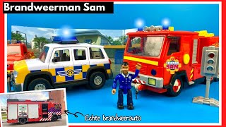 Brandweerman Sam speelgoed en echte Brandweerautos kijken  Family Toys Collector [upl. by Amehsat351]