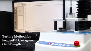 Testing method for Foodgel™ Carrageenan Gel strength [upl. by Ole]