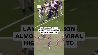 Lamar Jackson been doing this since High School touchdown [upl. by Heeley222]