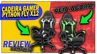 ✅CADEIRA ERGONOMICA GAMER PYTHON FLY X12  REVIEW COMPLETO ✅Melhor Cadeira Profissional BARATA 2024 [upl. by Ahsan455]