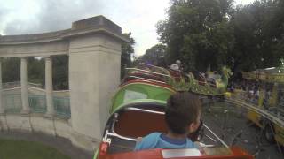 Dragon Rollercoaster onride POV  Nottingham Riverside Festival 2013 GoPro Hero3 [upl. by Giffer153]