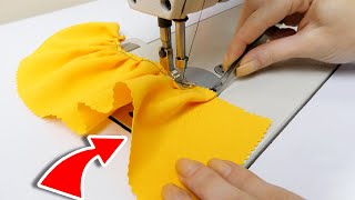 5 Ways to quickly pleating fabric on a sewing machine [upl. by Mihar]