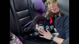 How to Install Slimfit3LX rear facing with seatbelt [upl. by Andree65]