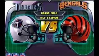 NFL Blitz 2000 Titans vs Bengals [upl. by Ahsiyt]