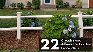 22 Creative and Affordable Garden Fence Ideas for Your Yard [upl. by Audras]