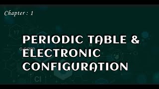 SSLC Chemistry  Chapter 1 Periodic Table and Electronic ConfigurationG care [upl. by Mainis]