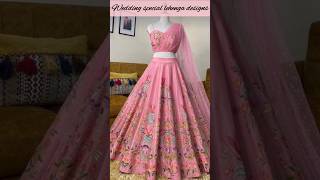 wedding special lengha designs 😍 most beautiful lengha lenghas lenghacollaction [upl. by Jempty450]