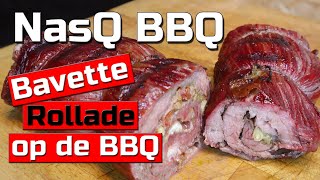 Bavette rollade op de BBQ [upl. by Almira]