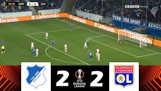 TSG Hoffenheim vs Olympique Lyonnais 22  UEFA Europa League 202425  Match Highlights [upl. by Kinghorn550]