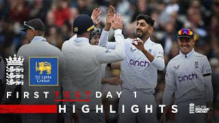 Woakes amp Bashir Take 3Wickets Each  Highlights  England v Sri Lanka Day 1  Rothesay Test 2024 [upl. by Elnore628]