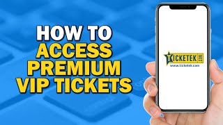 How To Access Premium VIP Tickets on Ticketek Еаsiest Way [upl. by Ailugram553]