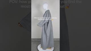 New coat who dis 📲🧥abayacoat winterabaya jilbabcoat butterflyabaya Bishtabaya modestfashion [upl. by Onairpic]