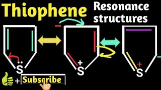 Thiophene  Resonance in thiophene [upl. by Latrena]