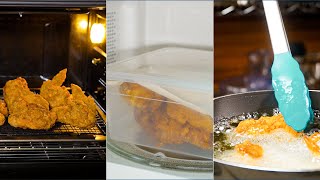 HOW TO REHEAT FRIED CHICKEN  Recipesnet [upl. by Lisandra]