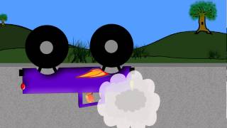 Monster Truck Crash with Sara Uppet [upl. by Georgina988]